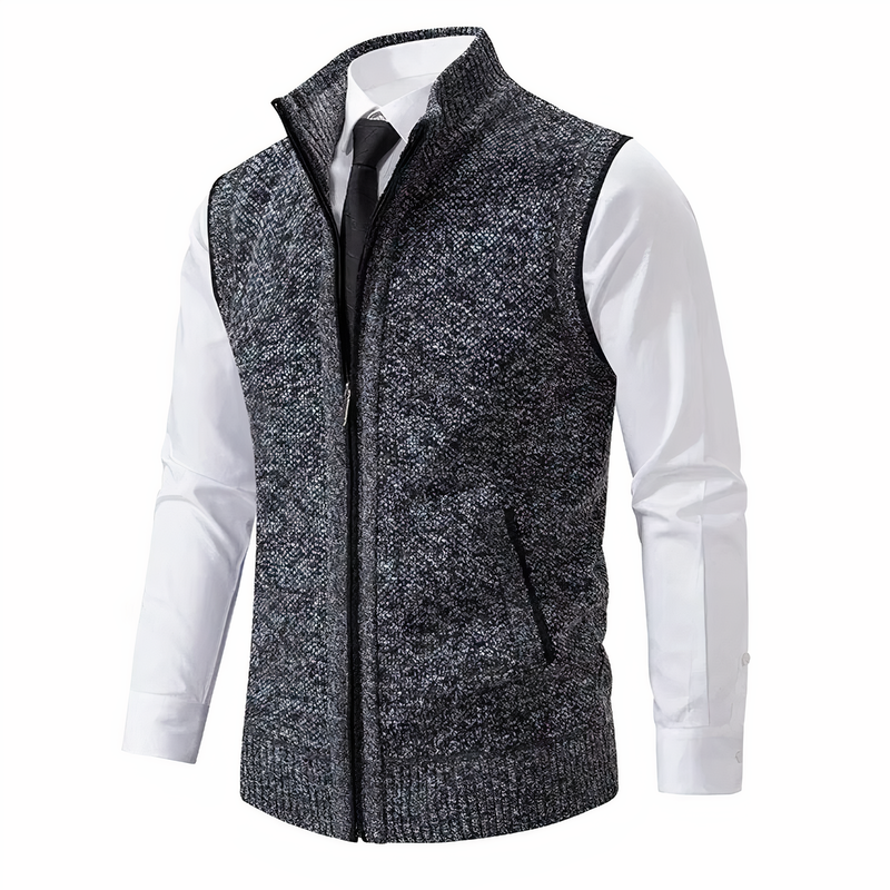 Hugo Men's Vest - fabric and finish detail