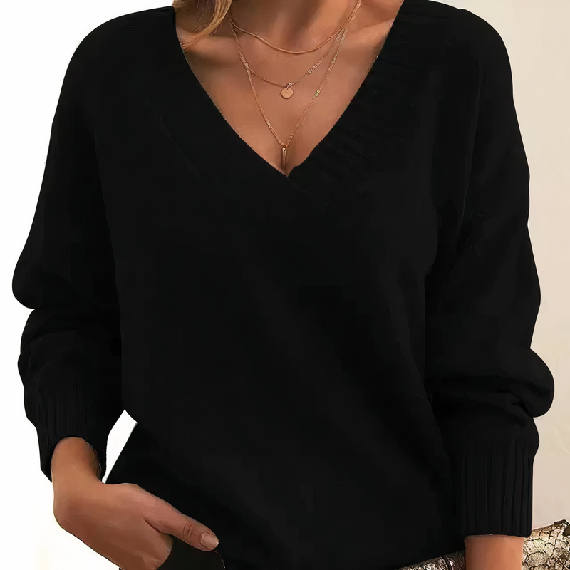 Alba Women's Sweater | V-neck