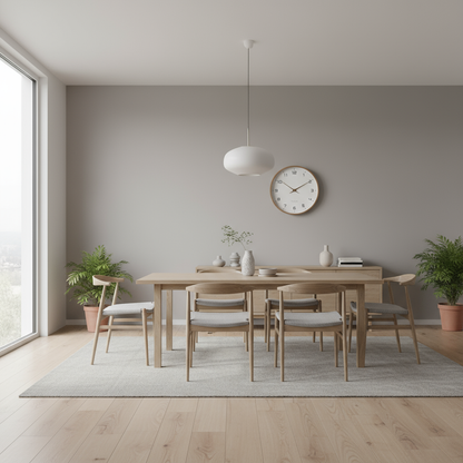 Nordic Wood Wall Clock