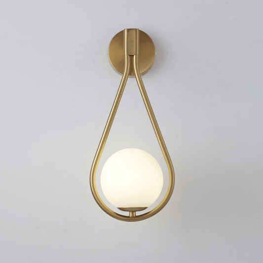 AquaSphere | Elegant Modern Teardrop Wall Sconce Light Fixture 0