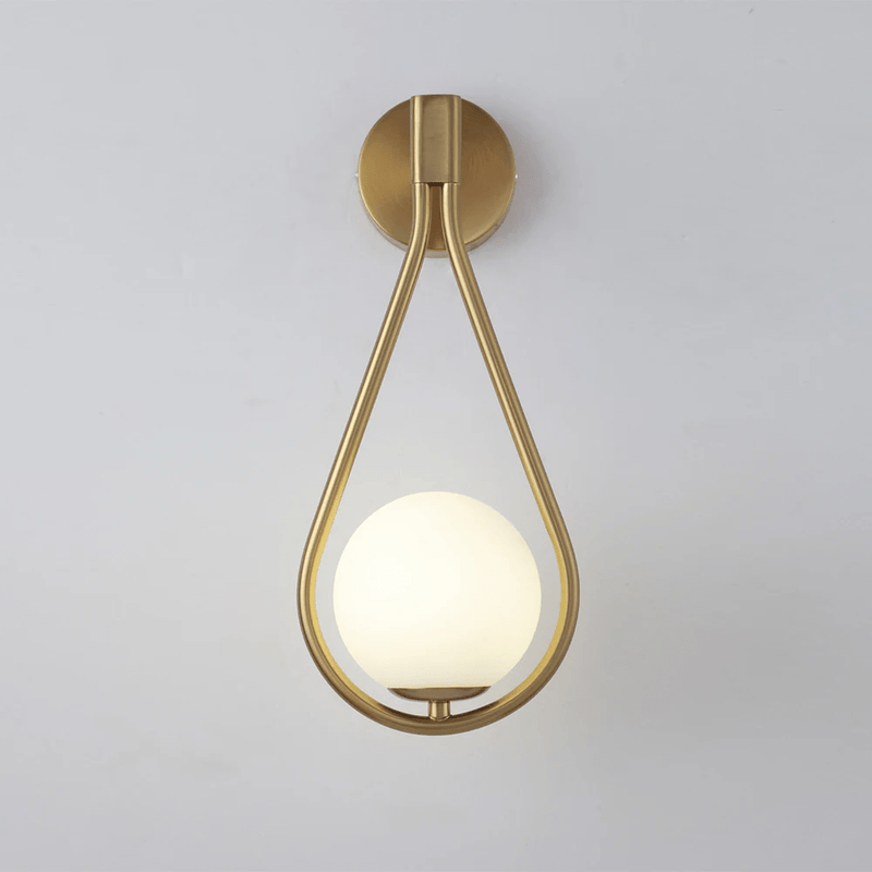 AquaSphere | Elegant Modern Teardrop Wall Sconce Light Fixture