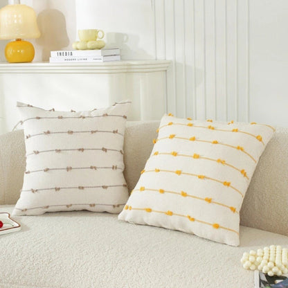 Averra Vertical Stitched Cushion Cover | Soft Microfiber, Machine Washable