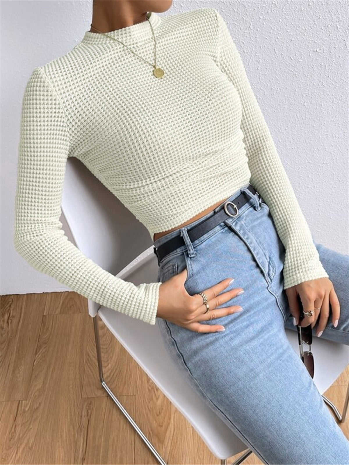 Tamsin Women's Top - fabric and finish detail
