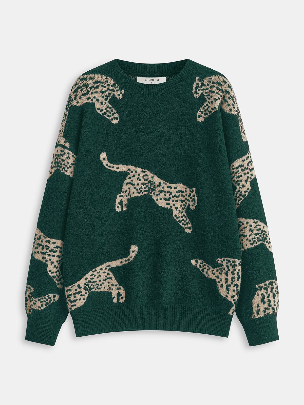 Talia Women's Leopard Sweater - shown in use