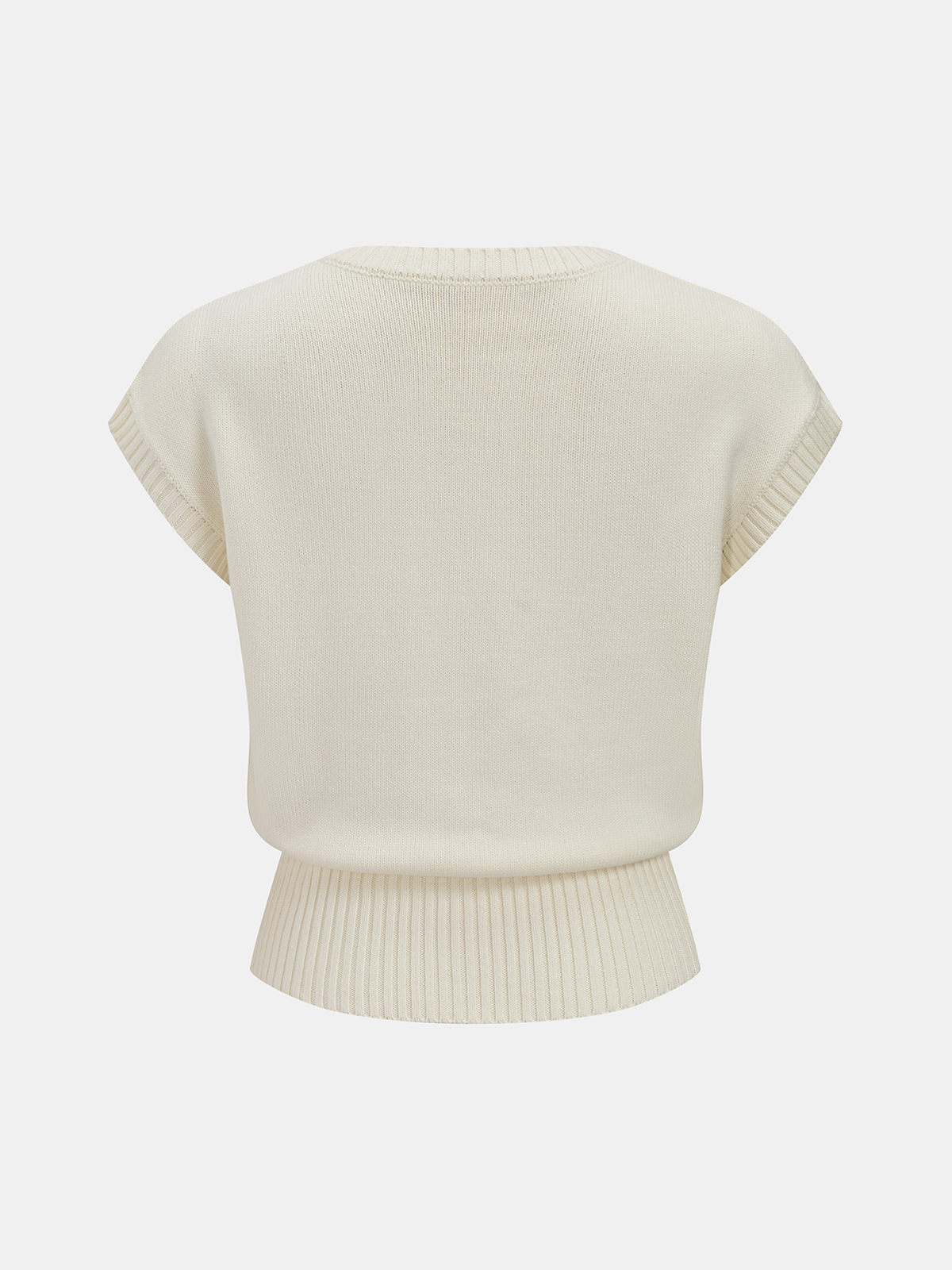 Lumi Women's Floral Sweater - fabric and finish detail