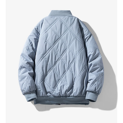Tilda Women's Quilted Quilted Bomber - close-up detail