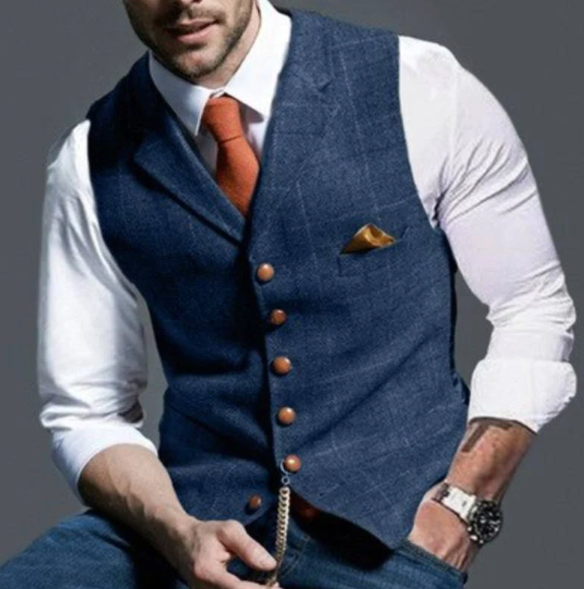 Jasper Men's Dress - front view