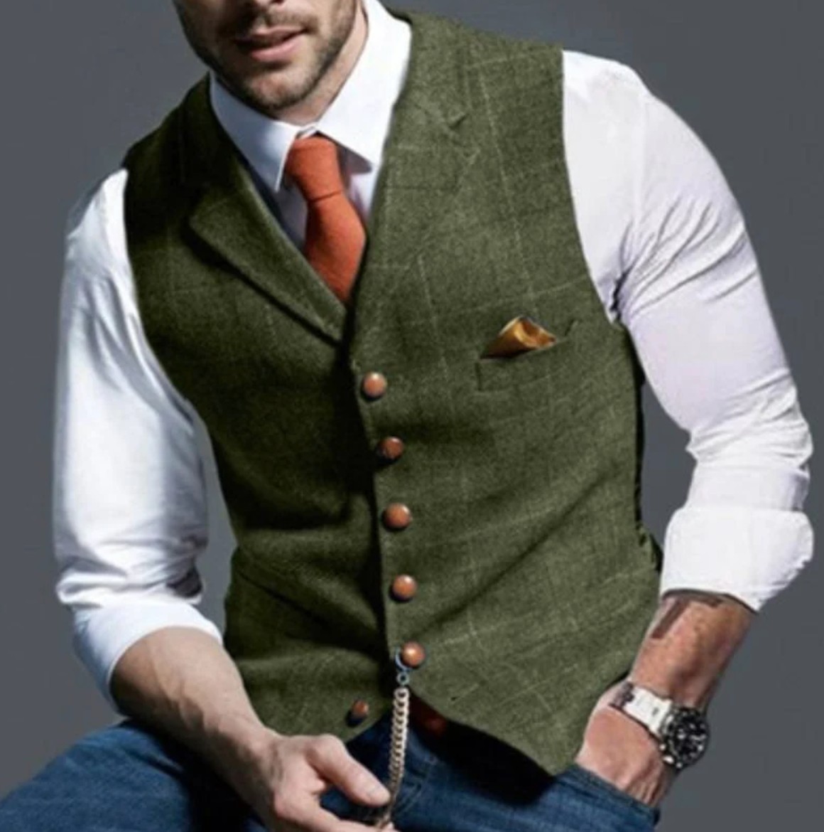 Jasper Men's Dress - back view