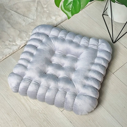 Biscuit Puff Comfort Cushion | Plush Foam Fill, Playful Shape