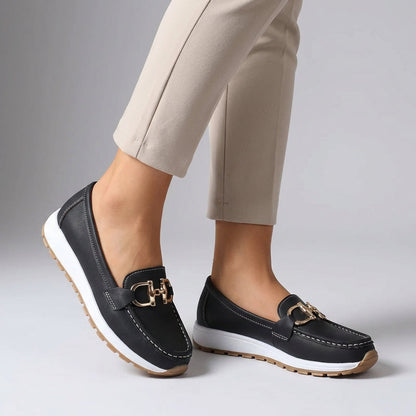 Mabel Women's Suede Loafers - front view