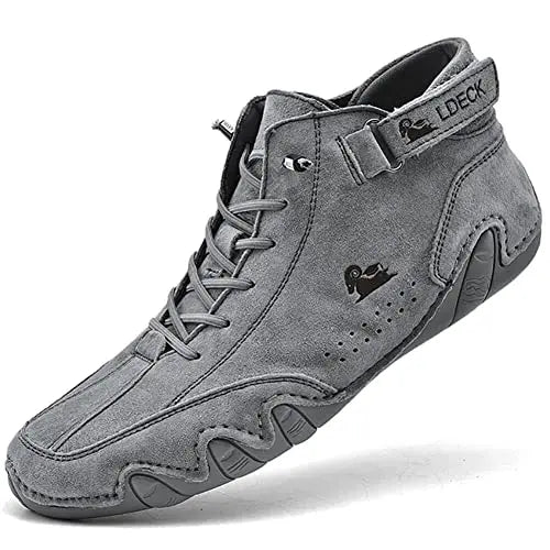 Hugo Men's Suede Ankle Boots - full-length view