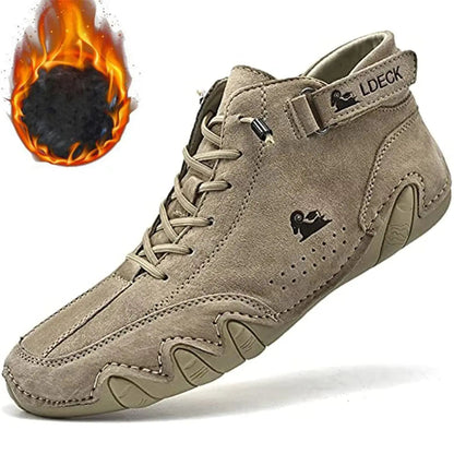 Hugo Men's Suede Ankle Boots - front view