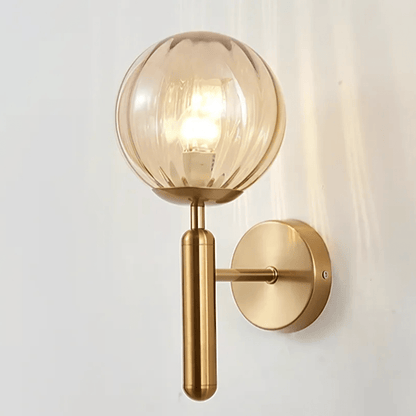 BrassElegance | Luxurious Dimmable Metal Wall Sconce Light Fixture 5