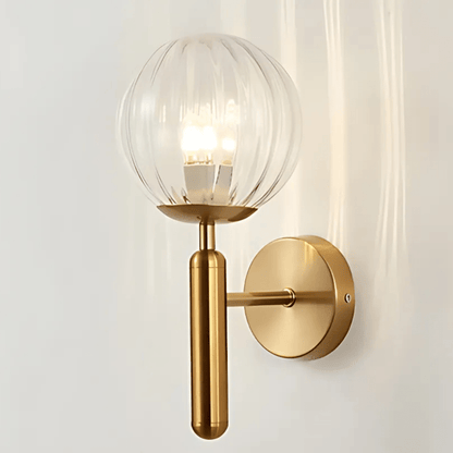 BrassElegance | Luxurious Dimmable Metal Wall Sconce Light Fixture 6