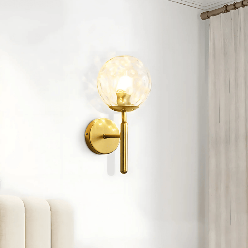 BrassElegance | Luxurious Dimmable Metal Wall Sconce Light Fixture 8