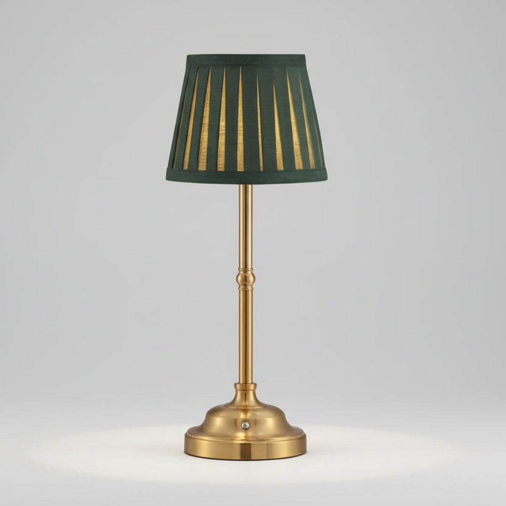 BrassGlow | Stylish Cordless Rechargeable Touch Control Table Lamp 0