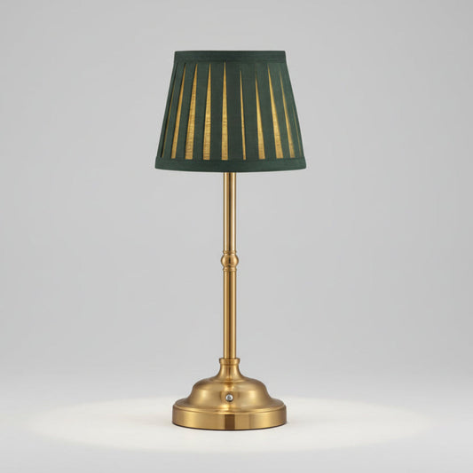 BrassGlow | Stylish Cordless Rechargeable Touch Control Table Lamp 0