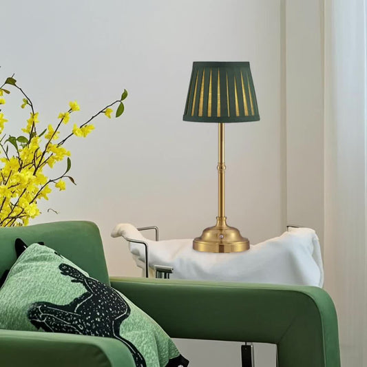 BrassGlow | Stylish Cordless Rechargeable Touch Control Table Lamp 1