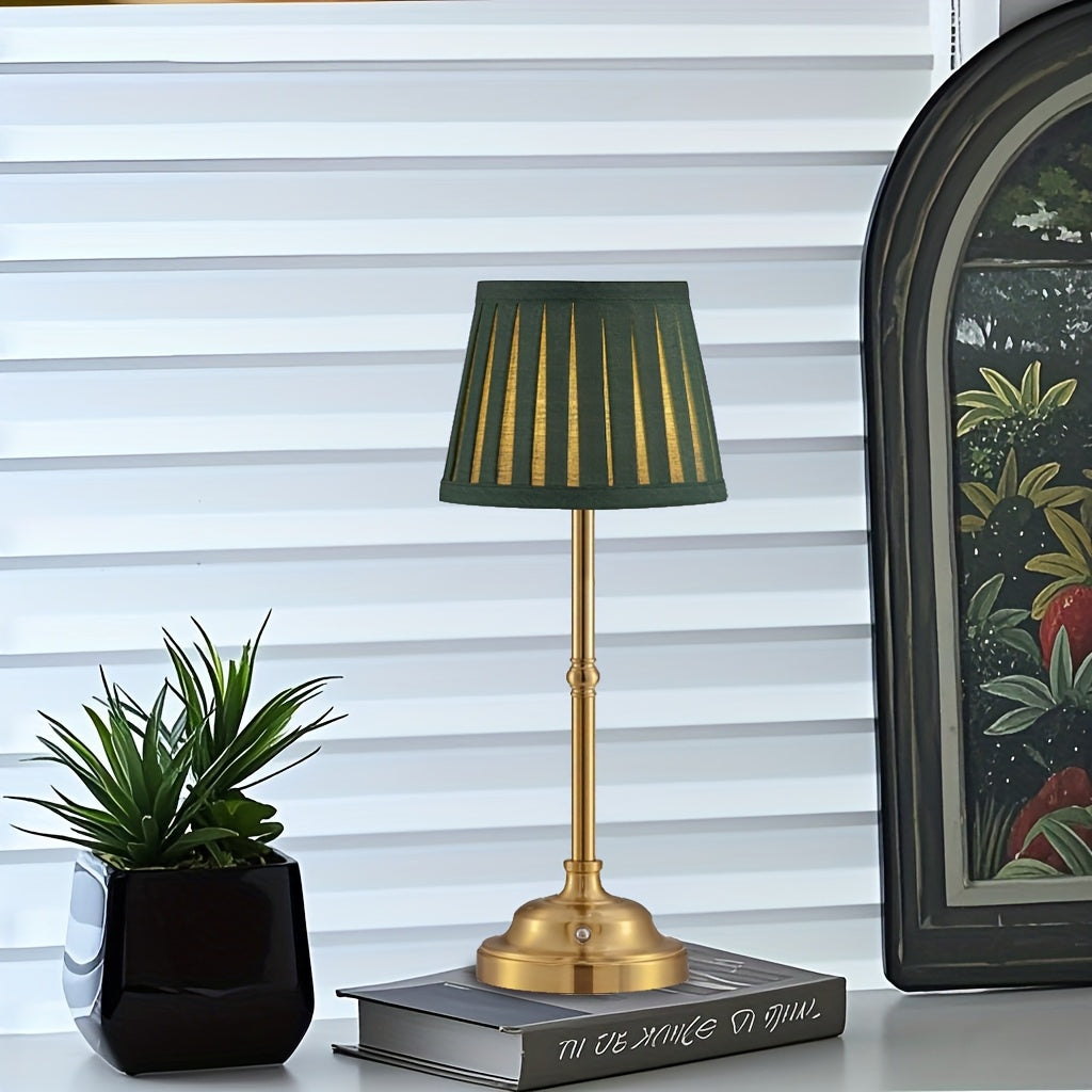 BrassGlow | Stylish Cordless Rechargeable Touch Control Table Lamp 2