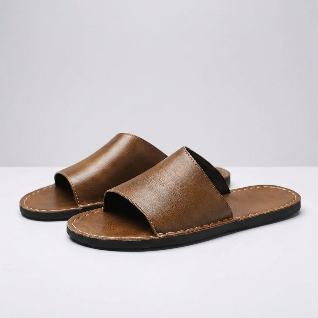 Theo Men's Sandals - fabric and finish detail
