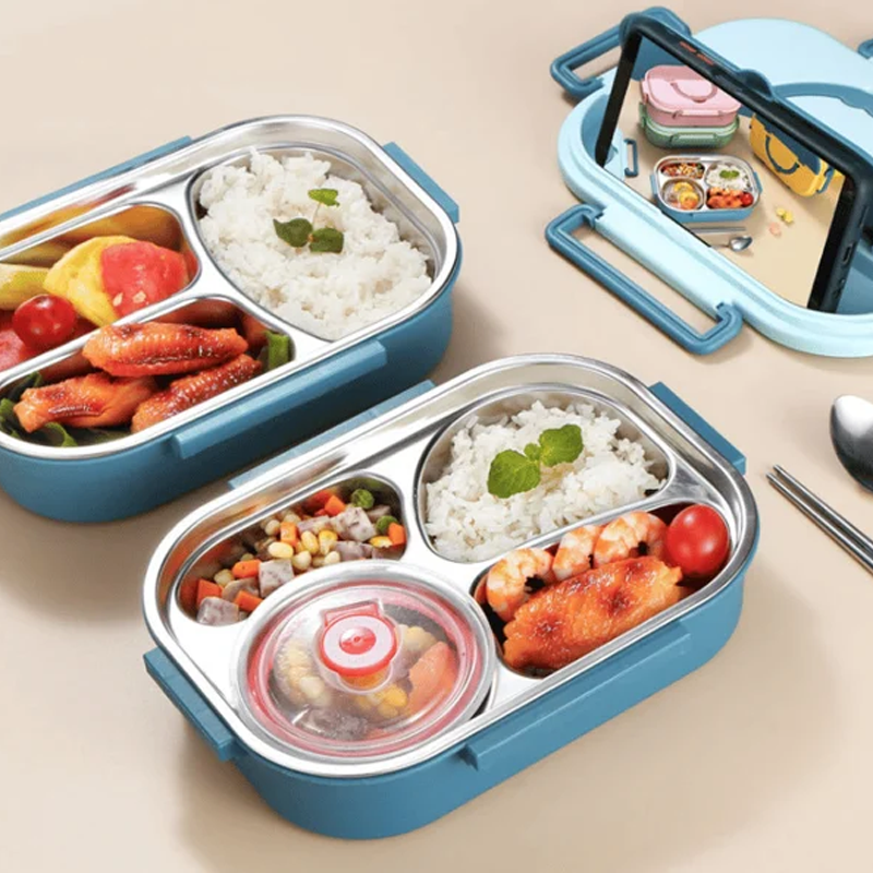 Pine Adjustable Lunch Box - full-length view