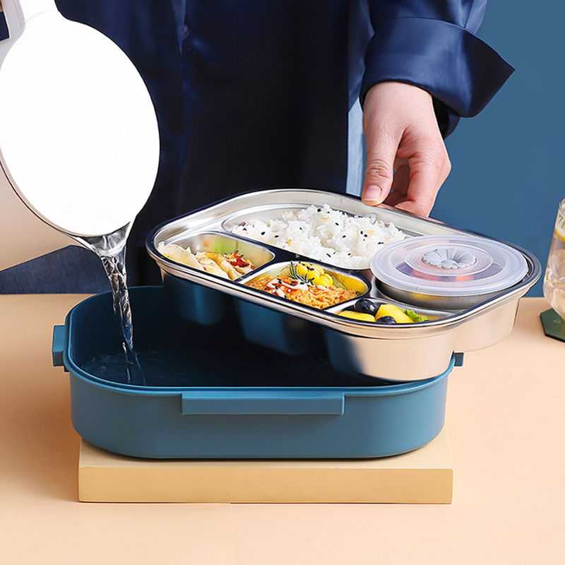 Pine Adjustable Lunch Box - shown in use