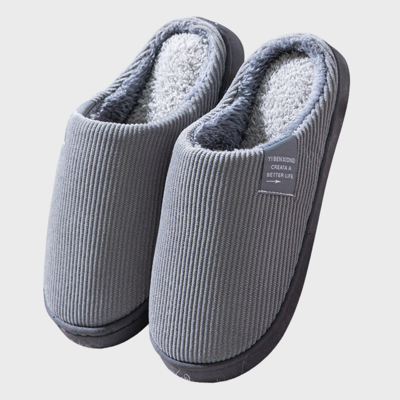 Nell Women's Slippers - fabric and finish detail