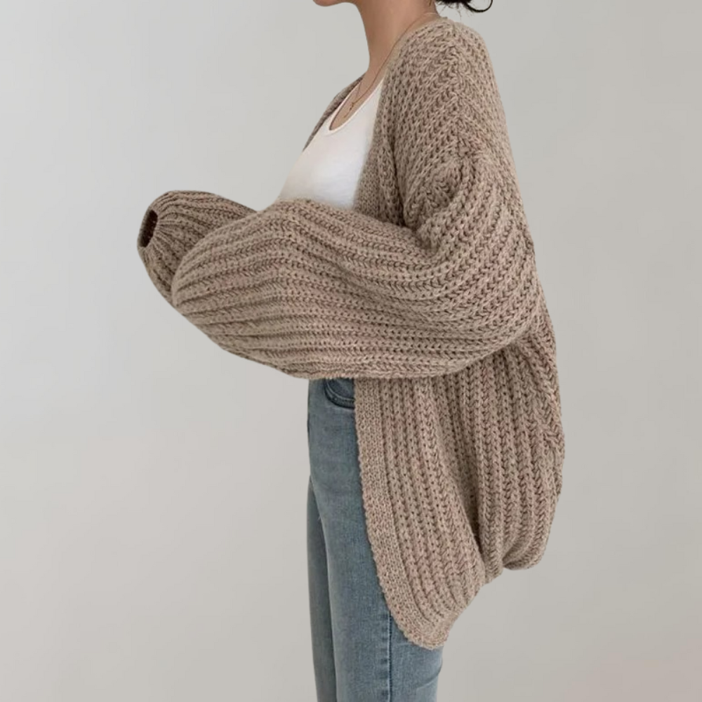 Mabel Women's Oversized Cardigan - back view