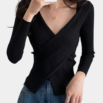 Ulla Women's Sweater - flat lay