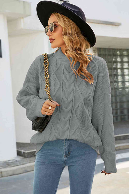 Uma Women's Oversized Sweater - fabric and finish detail