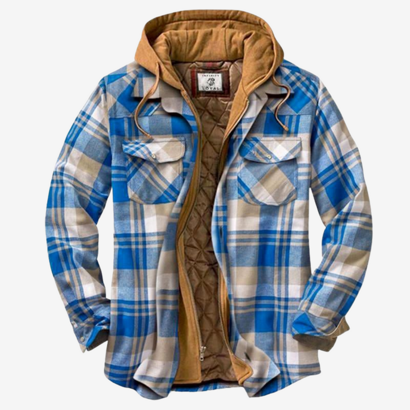 Milo Men's Quilted Jacket - front view