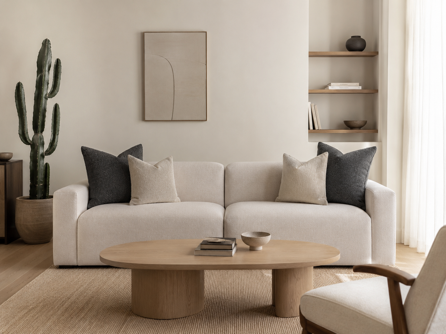 Calen Collection | Pillow Cover with Soft Texture | Versatile Cushion for Everyday Comfort 3