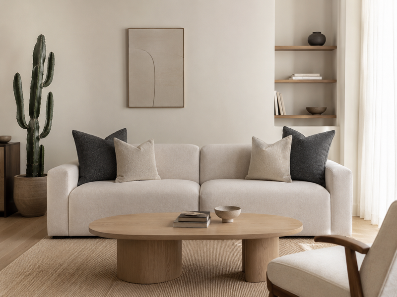 Calen Collection | Pillow Cover with Soft Texture | Versatile Cushion for Everyday Comfort 3
