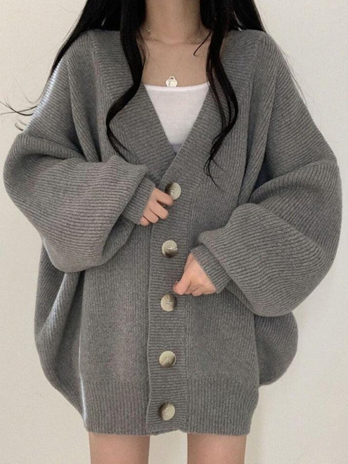 Wilda Women's Oversized Cardigan - full-length view