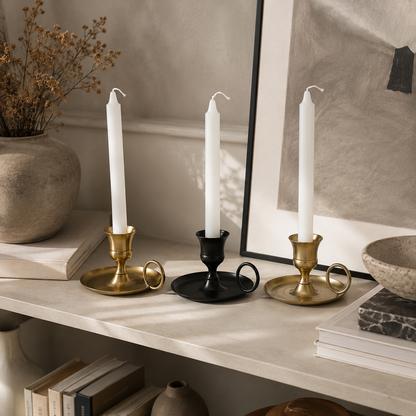 Meadow LED Heritage Candle - styled view