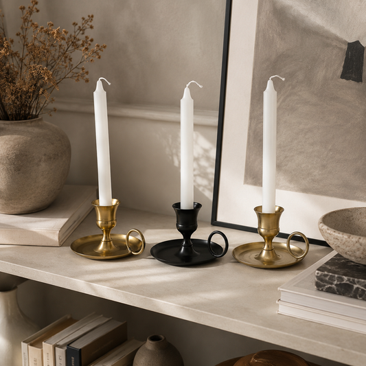 Meadow LED Heritage Candle - styled view