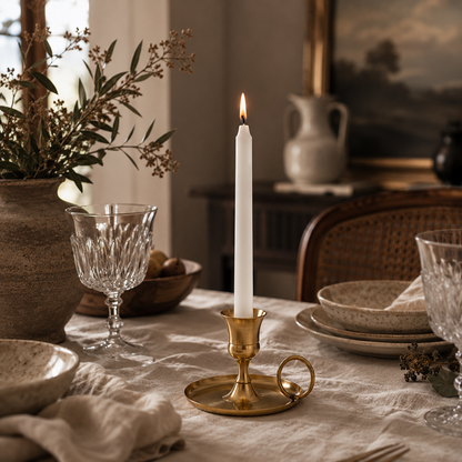 Meadow LED Heritage Candle - full-length view