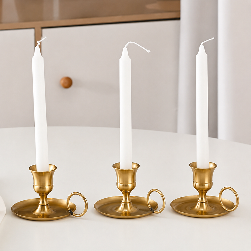 Meadow LED Heritage Candle - shown in use