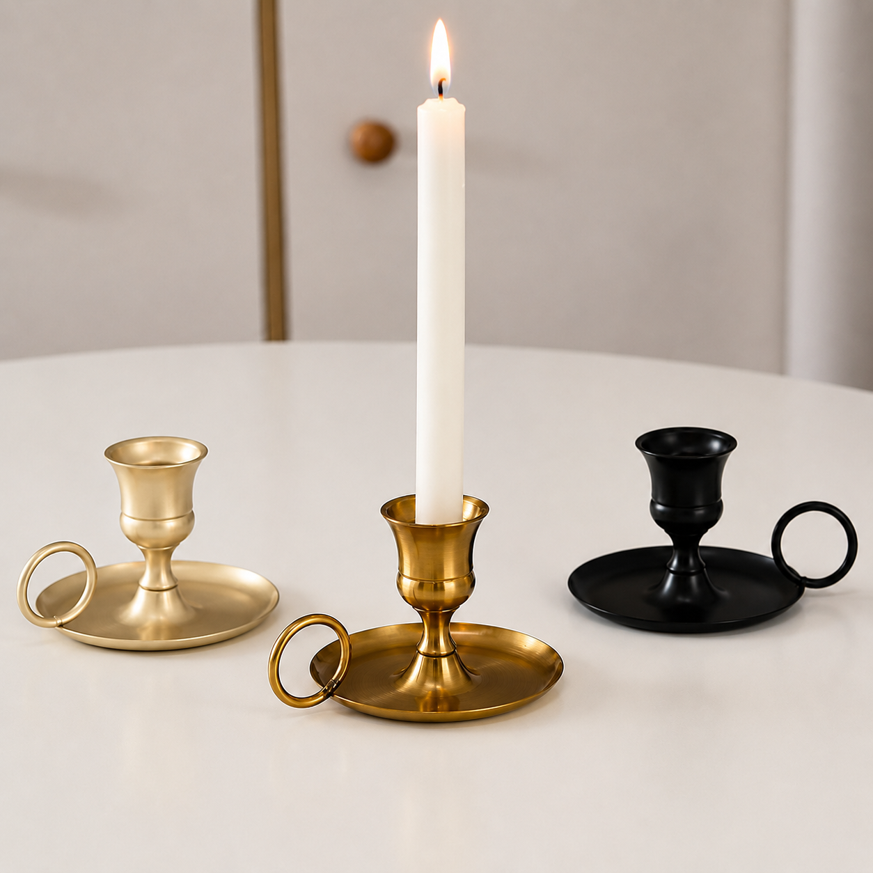 Meadow LED Heritage Candle - front view