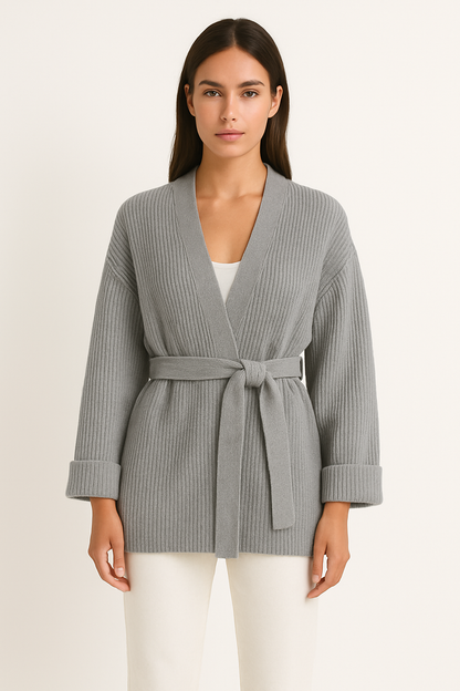 Colette Women's Ribbed Knit Sweater - back view