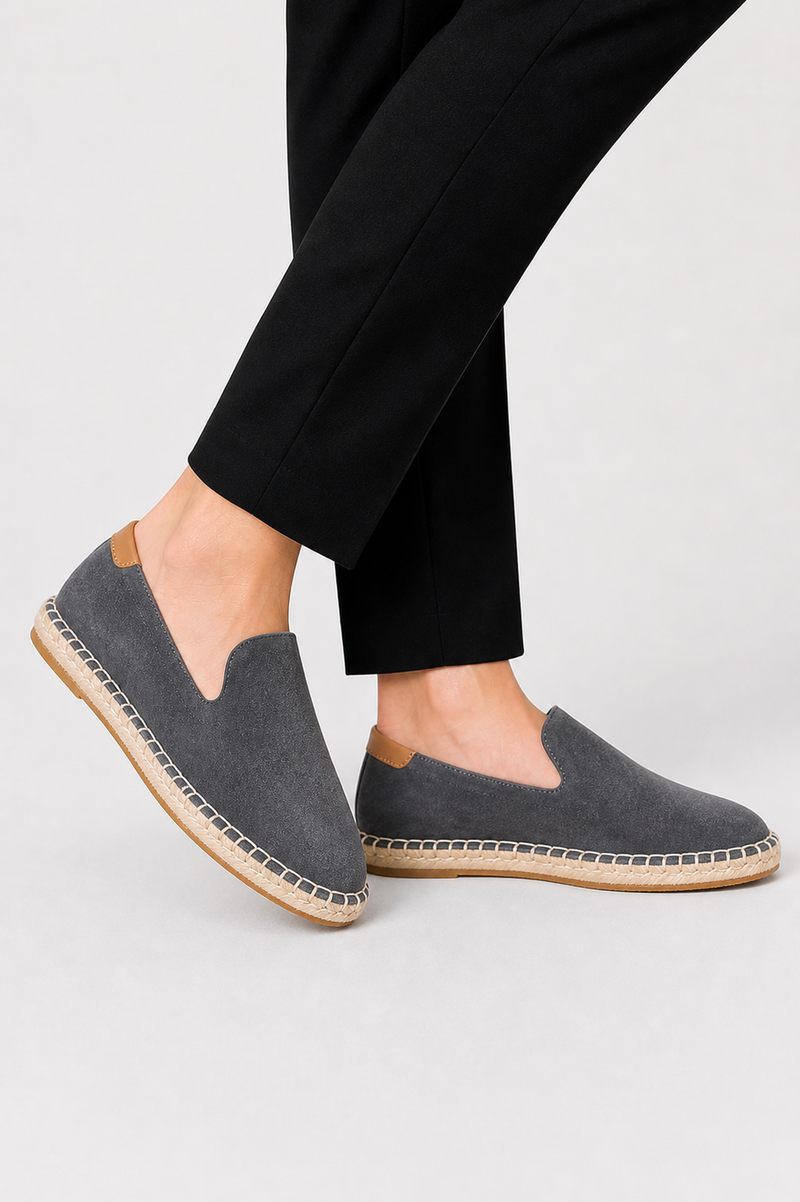 Reuben Men's Suede Espadrilles | Slip, Flat, Slip-on