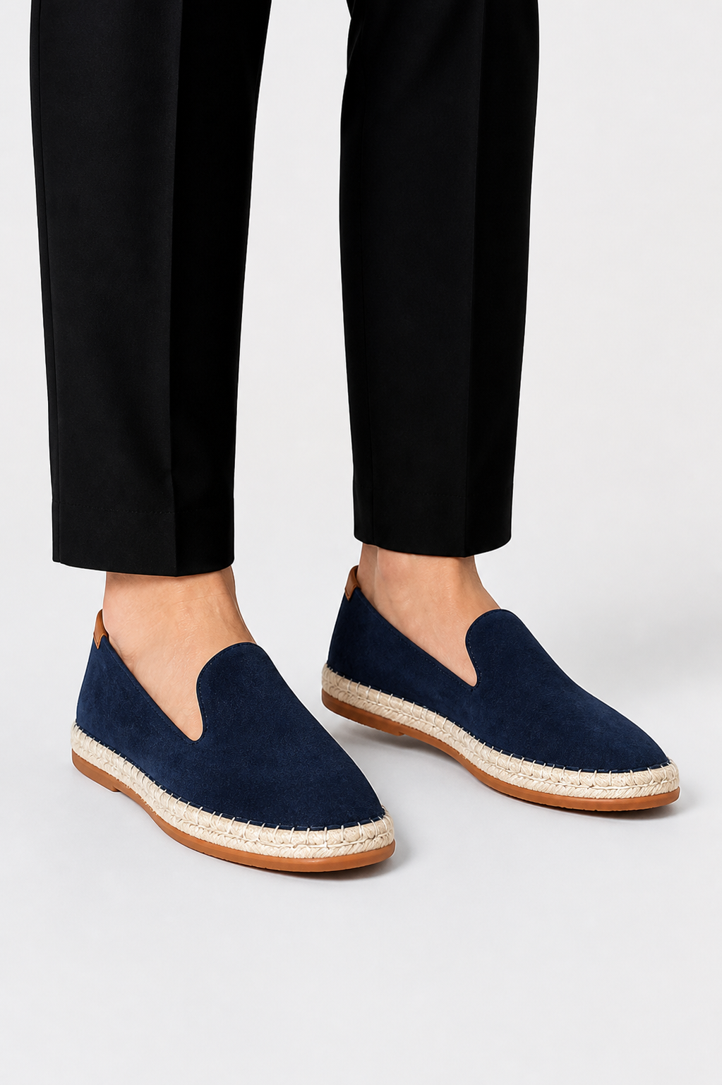 Reuben Men's Suede Espadrilles - back view
