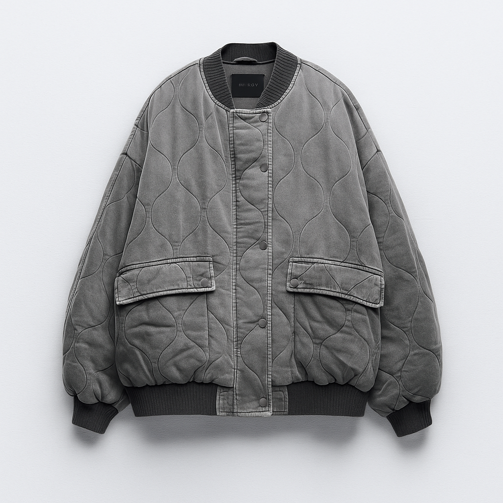 Perla Women's Quilted Jacket - front view