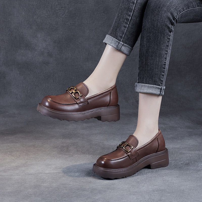 Cleo Women's Loafers - fabric and finish detail