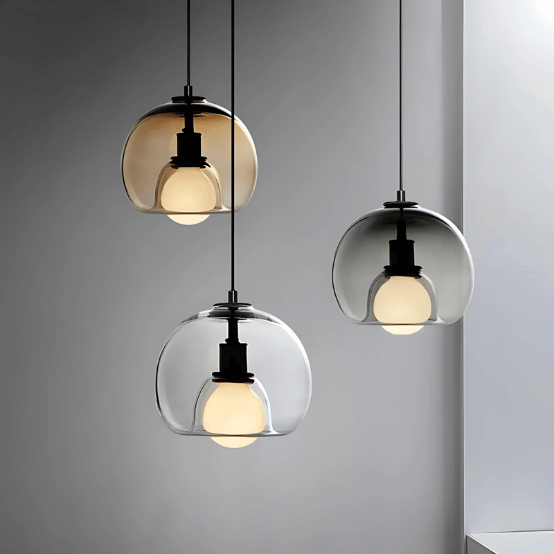 ClydeGlass | Elegant Handblown Glass Kitchen Pendant Lighting Fixture 2