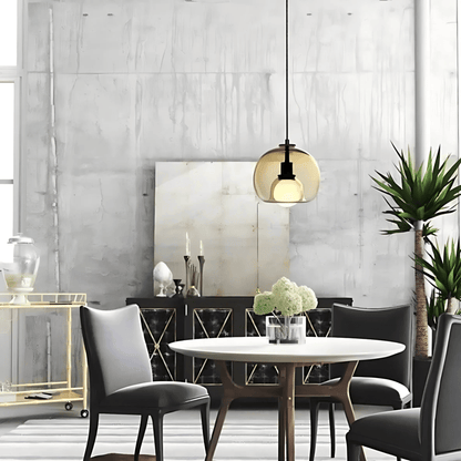 ClydeGlass | Elegant Handblown Glass Kitchen Pendant Lighting Fixture 4