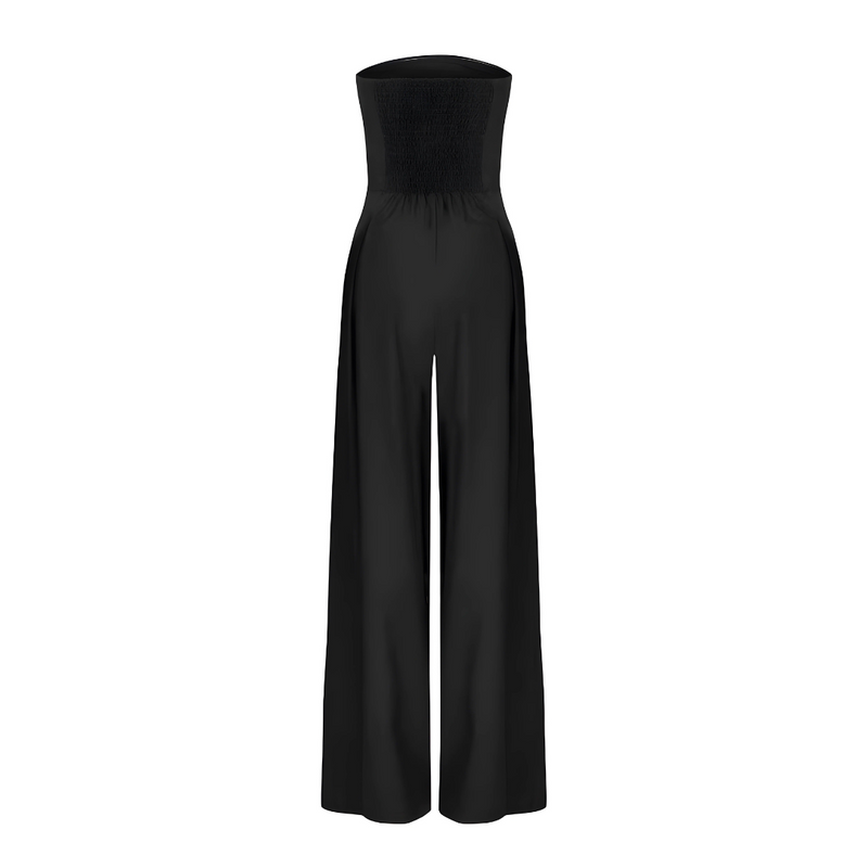 Paloma Women's Wide Leg Jumpsuit - full-length view