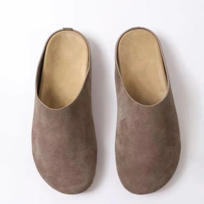Uma Women's Suede Slippers - front view