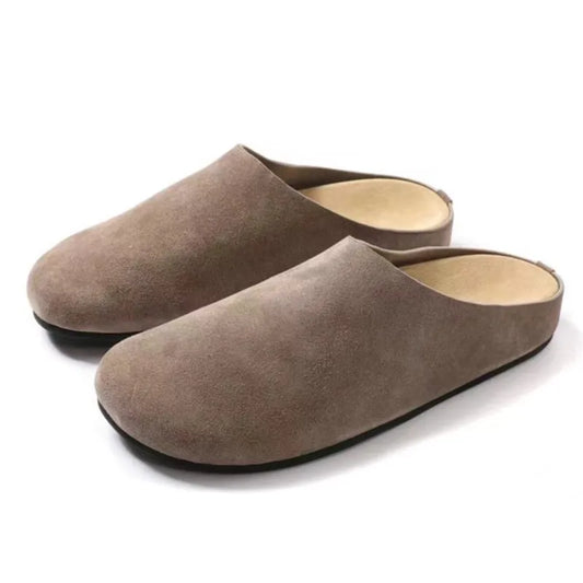 Uma Women's Suede Slippers - front view
