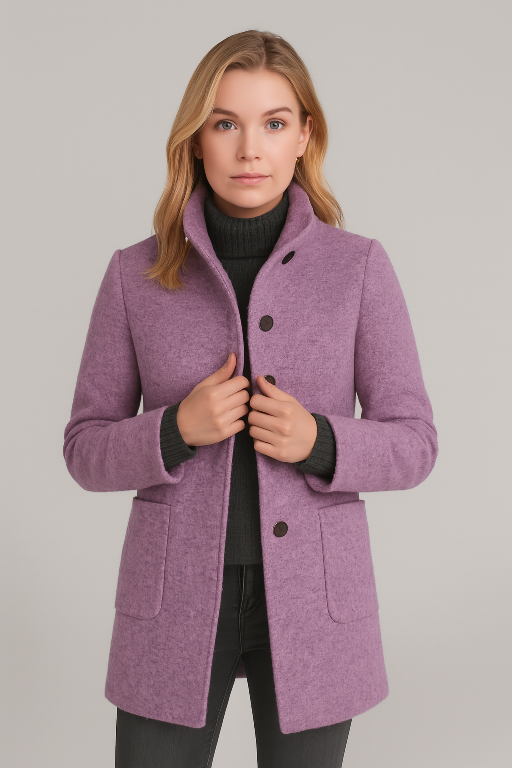 Bijou Women's Coat - styled view